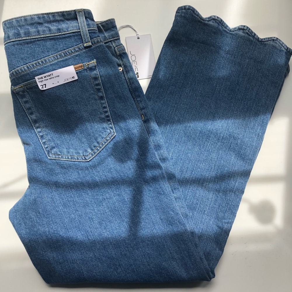 Joe's Jeans Kenzy Wavy-Hem Straight-Leg Jeans
